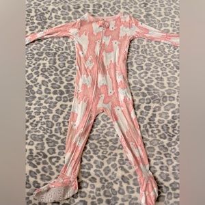24 month lama onesie footie pjs